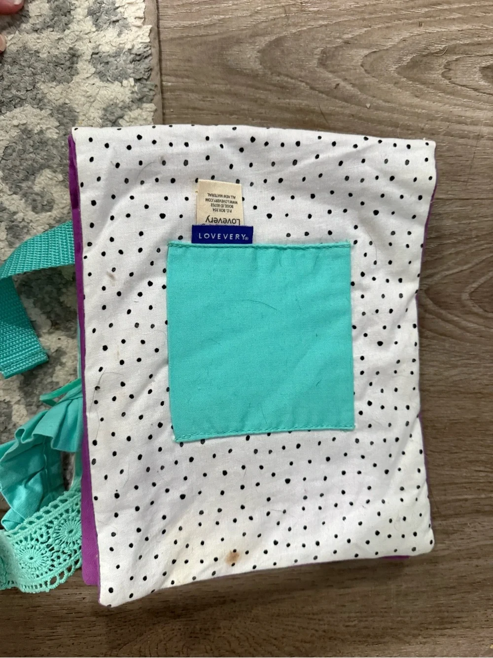 Lovevery Soft Sensory Cloth Book - Multicolor